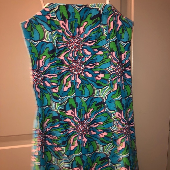 Lilly Pulitzer strapless dress size 0